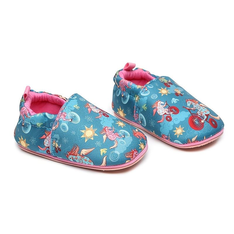 Infant Baby Drenge Hjemmesko Blødsålede Slip-on Indoor Outdoor Loafers