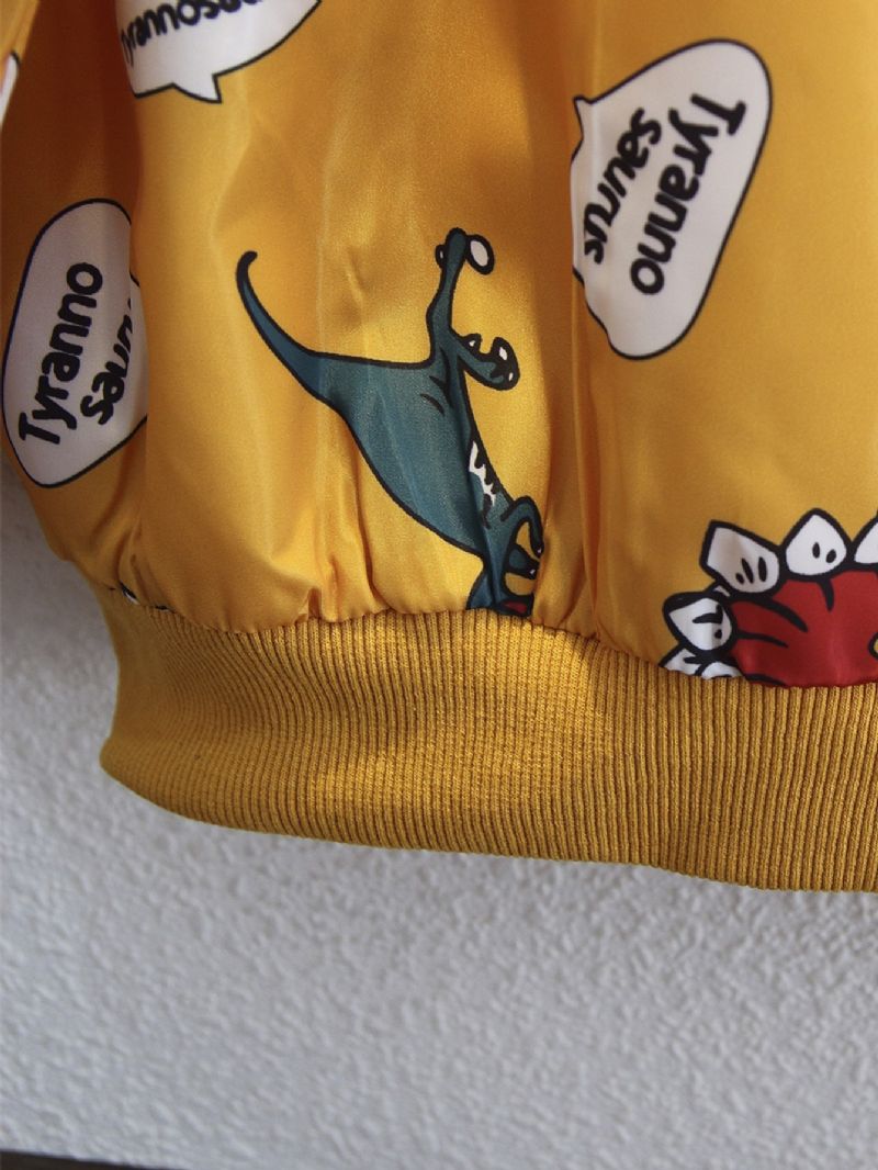 Dinosaur Print Jakke Til Drenge