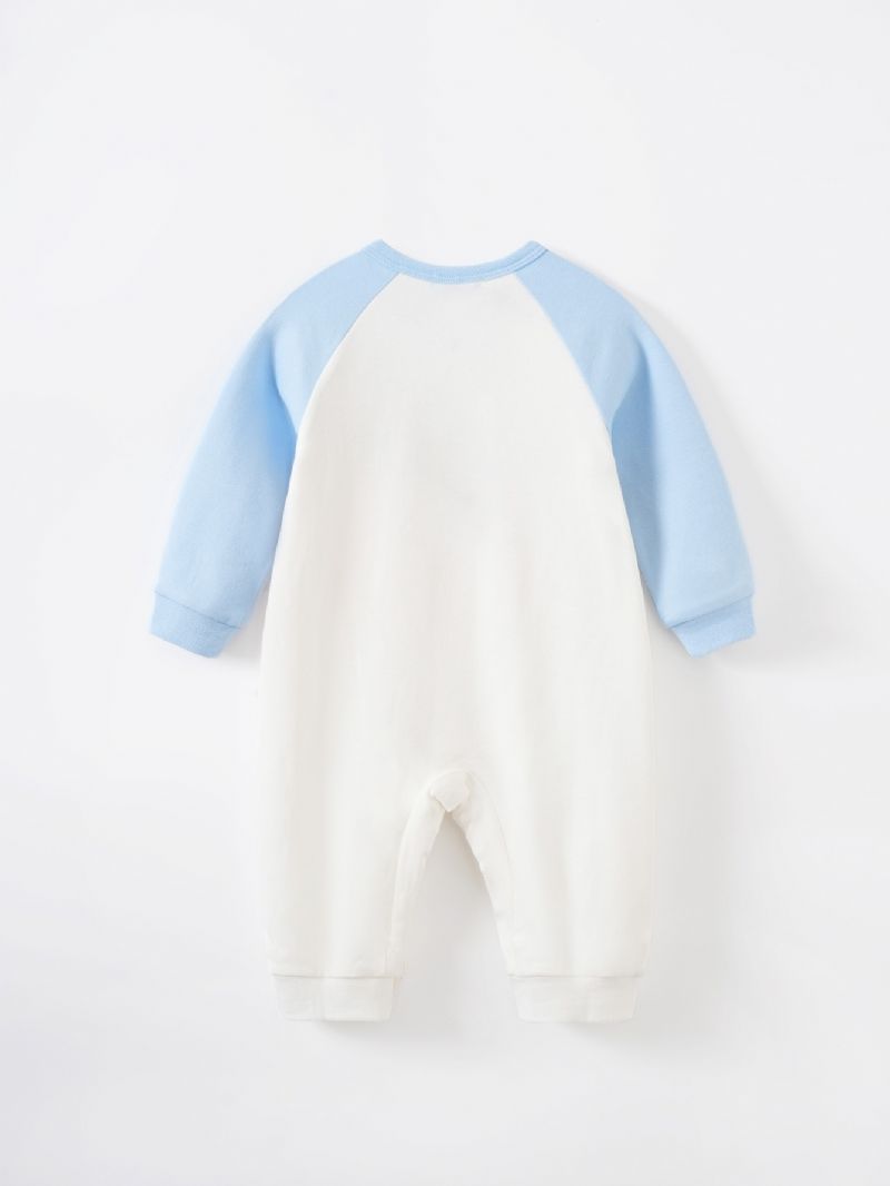 Baby Drenge Piger Jumpsuits Med Piggy Design & Hatte Sæt