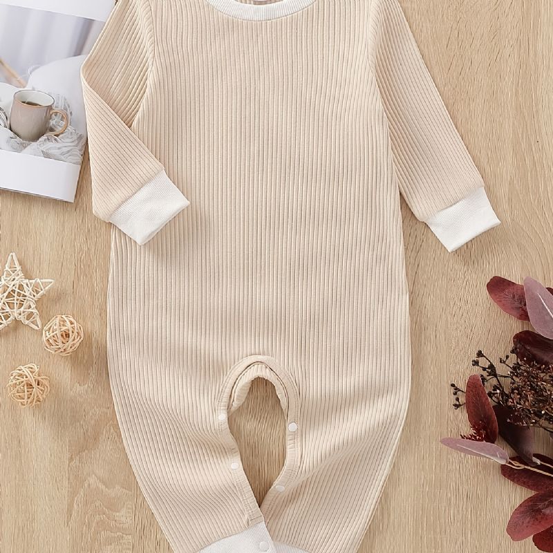 Baby Piger Langærmet Jumpsuit Romper