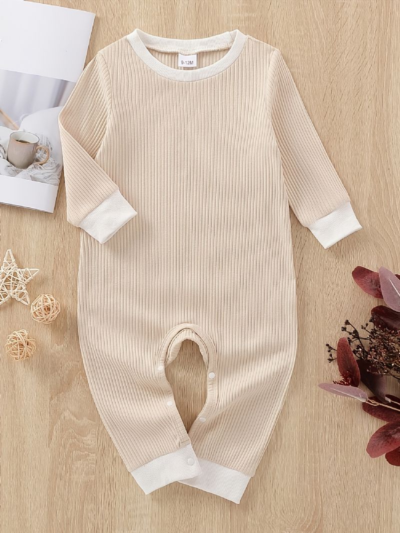 Baby Piger Langærmet Jumpsuit Romper