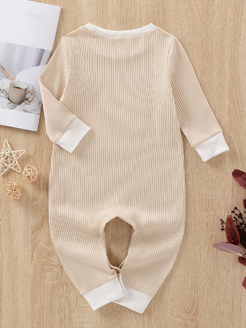 Baby Piger Langærmet Jumpsuit Romper