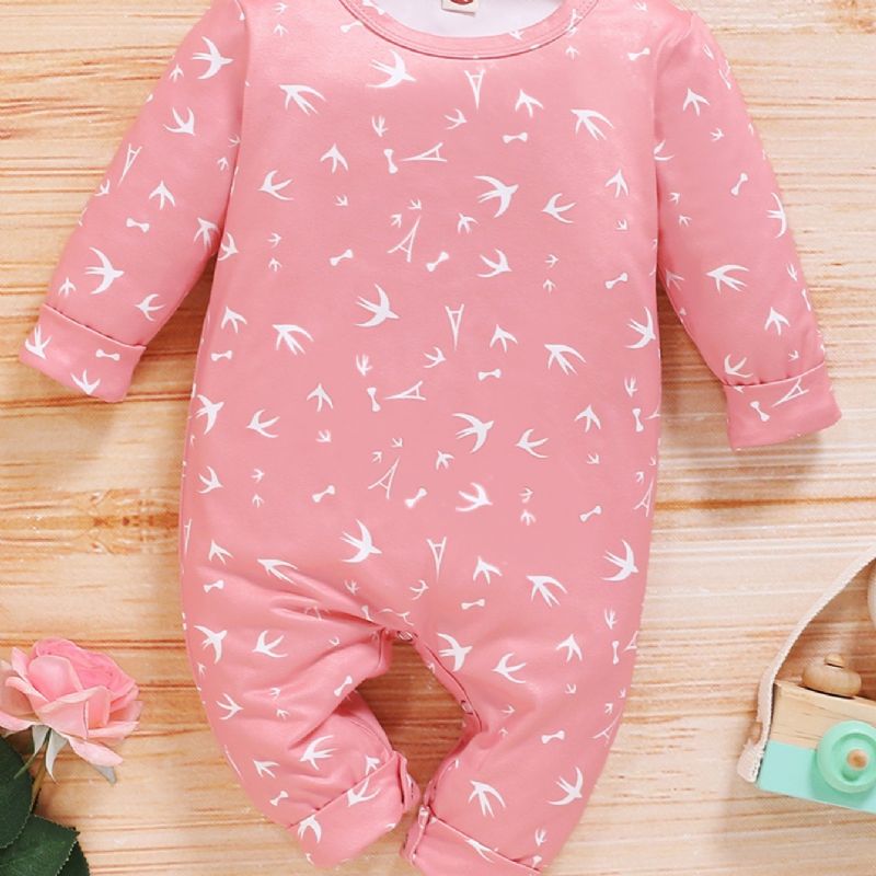 Baby Piger Tegneserie Grafiske Jumpsuits