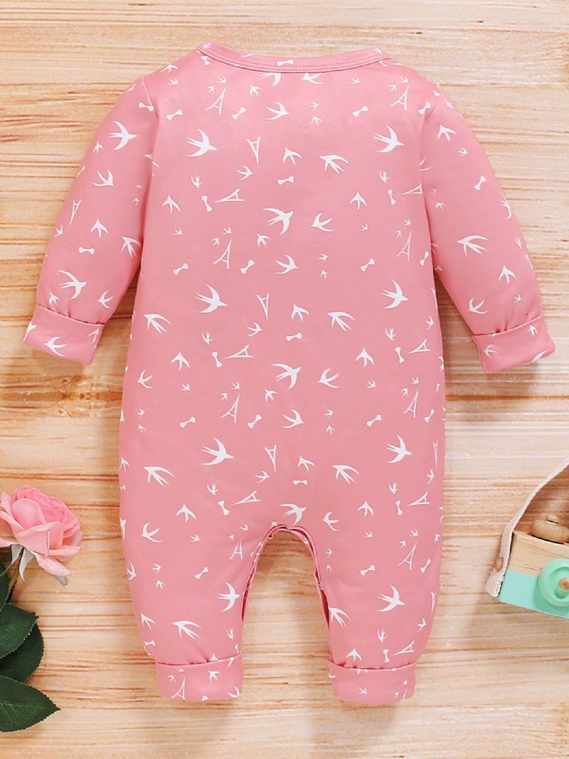 Baby Piger Tegneserie Grafiske Jumpsuits