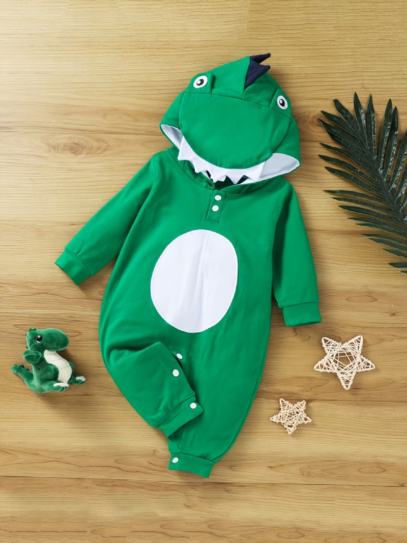 Drenge Langærmet Dinosaur Cosplay Jumpsuit Børnefest Iført Baby Dreng Piger Fødselsdagsgave