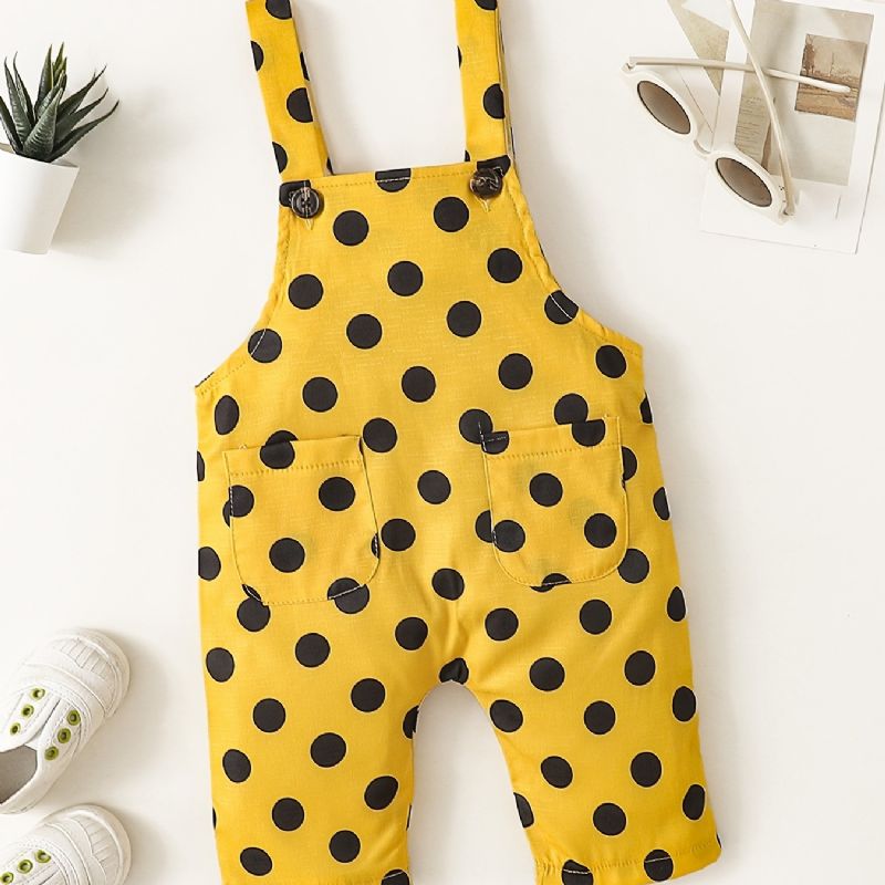 Piger Polka Dot Suspender Bukser Jumpsuit Babytøj