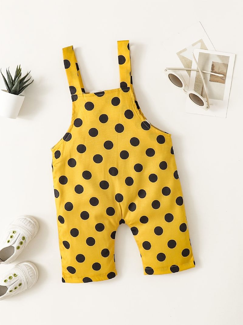 Piger Polka Dot Suspender Bukser Jumpsuit Babytøj