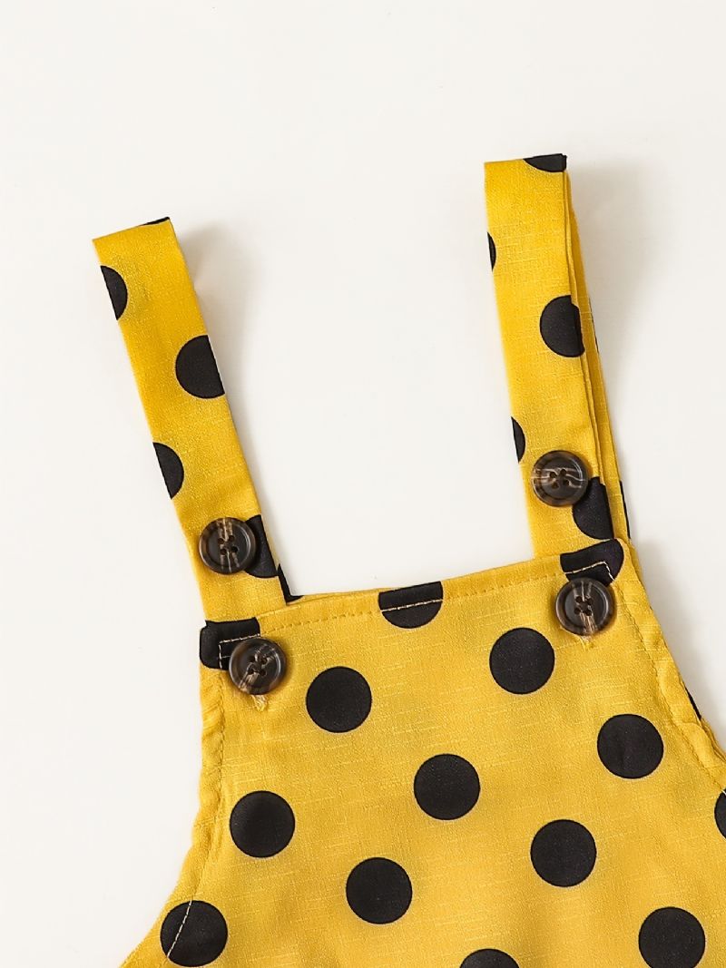 Piger Polka Dot Suspender Bukser Jumpsuit Babytøj