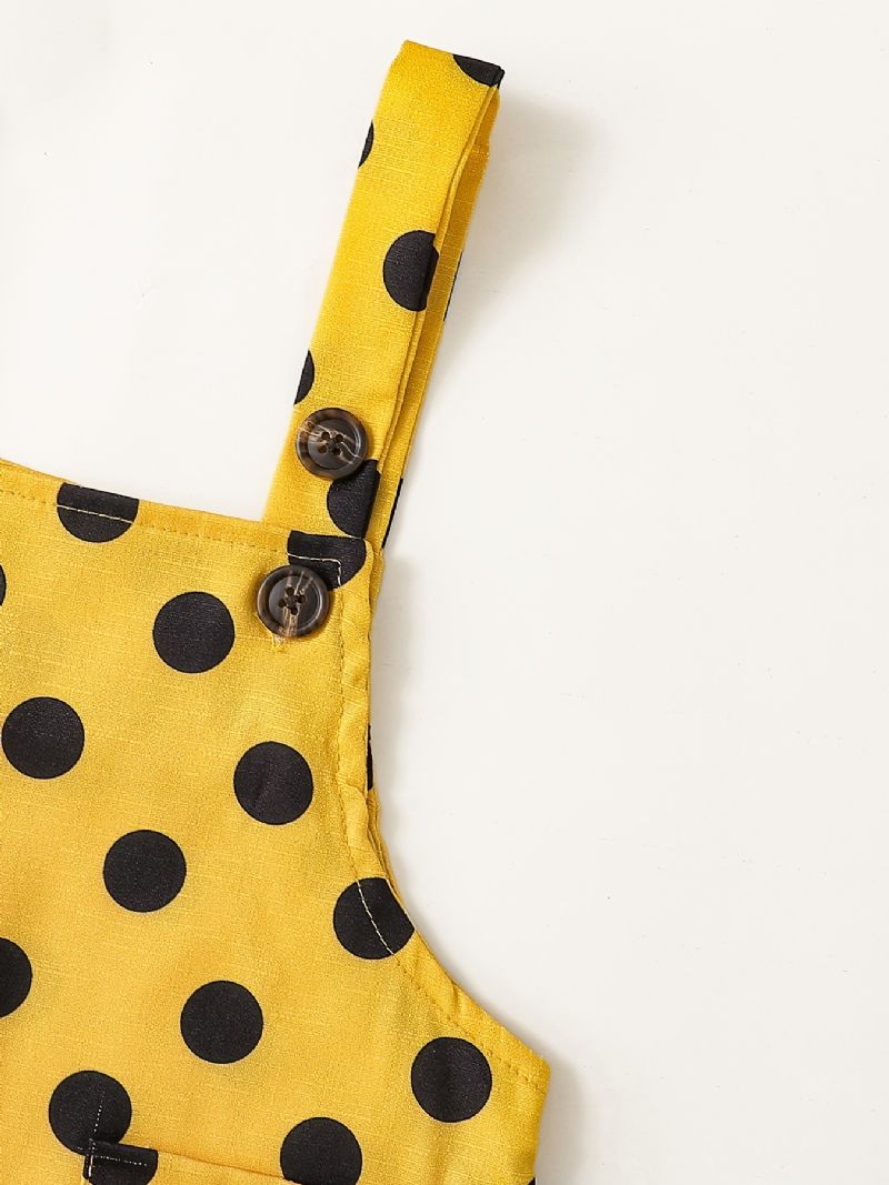 Piger Polka Dot Suspender Bukser Jumpsuit Babytøj