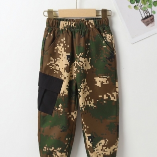 Drenge Casual Camo Joggingbukser Børne Elastiske Talje Sport Joggerbukser