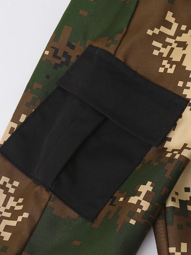 Drenge Casual Camo Joggingbukser Børne Elastiske Talje Sport Joggerbukser