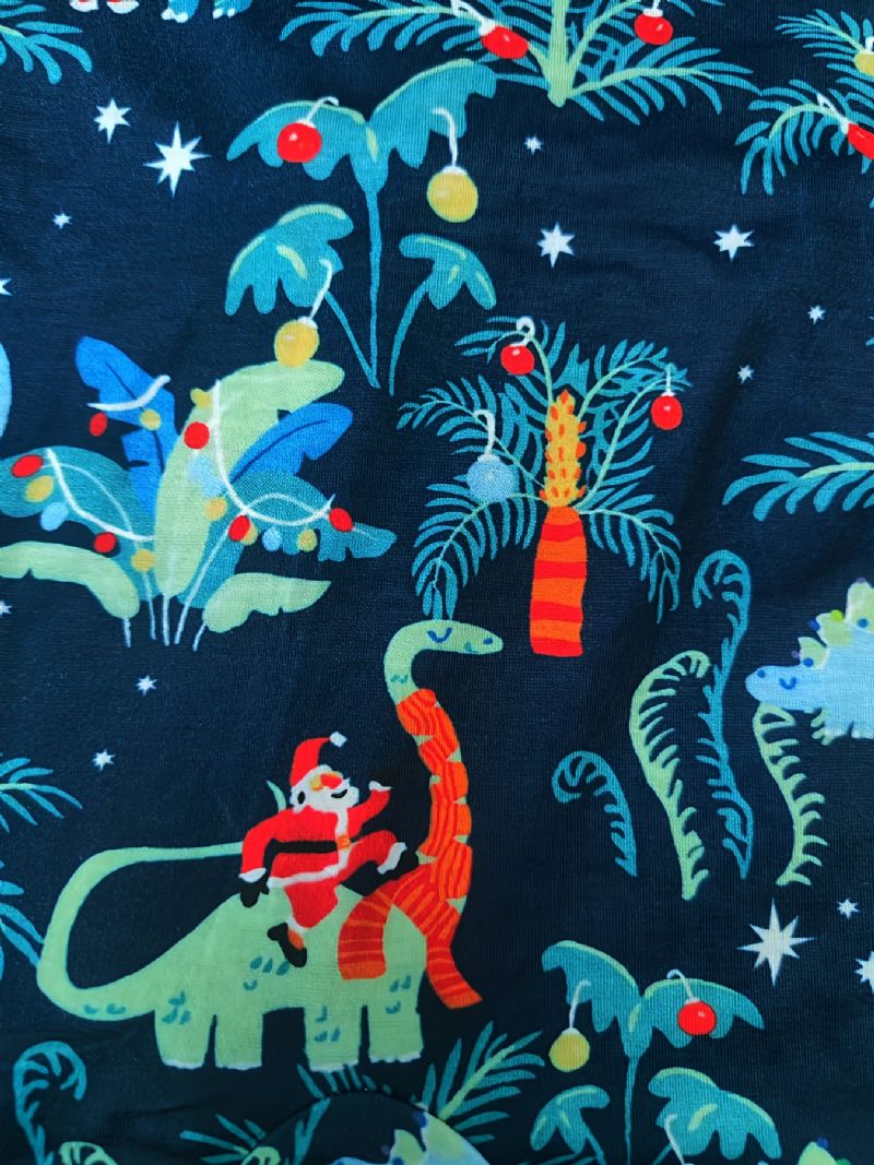 Toddler Baby Pyjamas Familie Outfit Dinosaur Print Rund Hals Langærmet Top & Bukser Til Drenge Piger