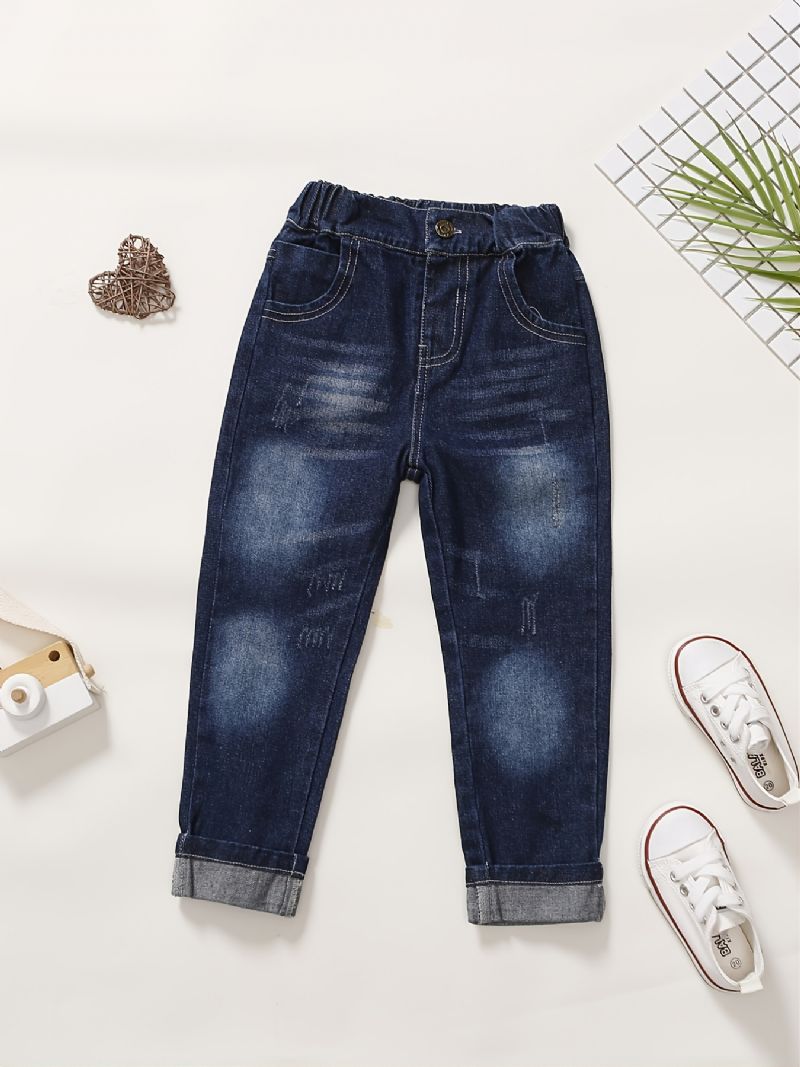 Børn Drenge Casual Mode Denim Jeans