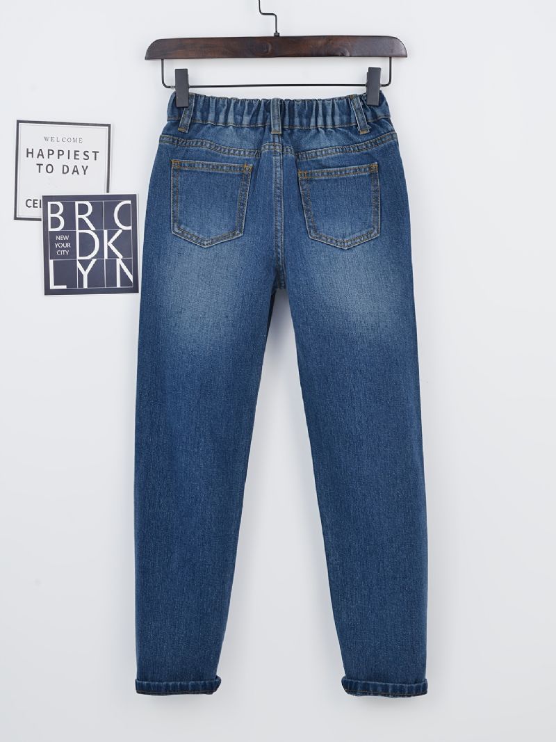 Casual Denim Jeans Til Drenge