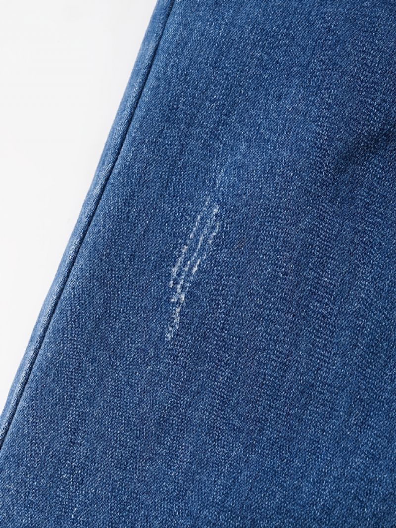 Lige Jeans Til Piger Elastisk Linning Til Efterår Og Vinter Nyhed