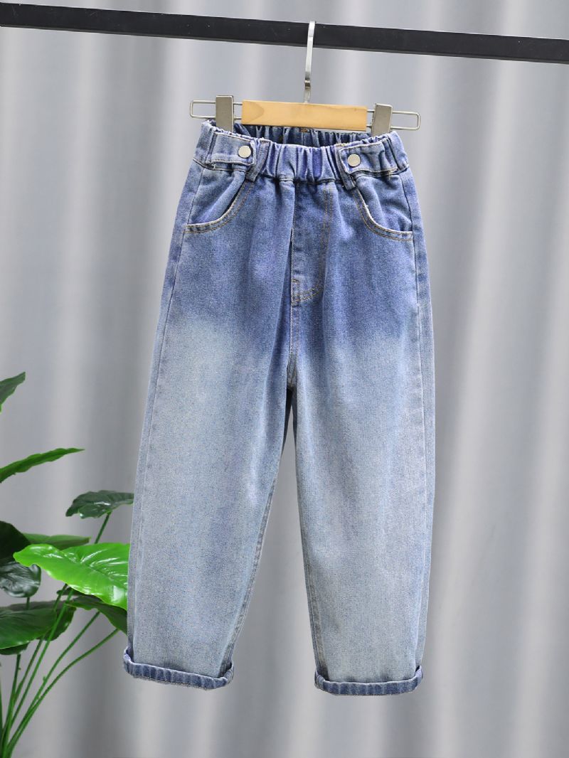 Lyseblå Gradient Jeans Til Drenge