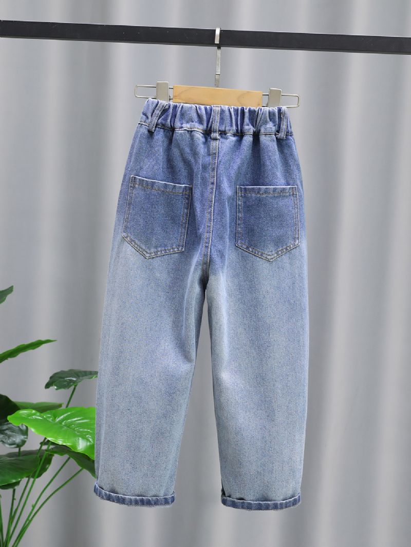 Lyseblå Gradient Jeans Til Drenge