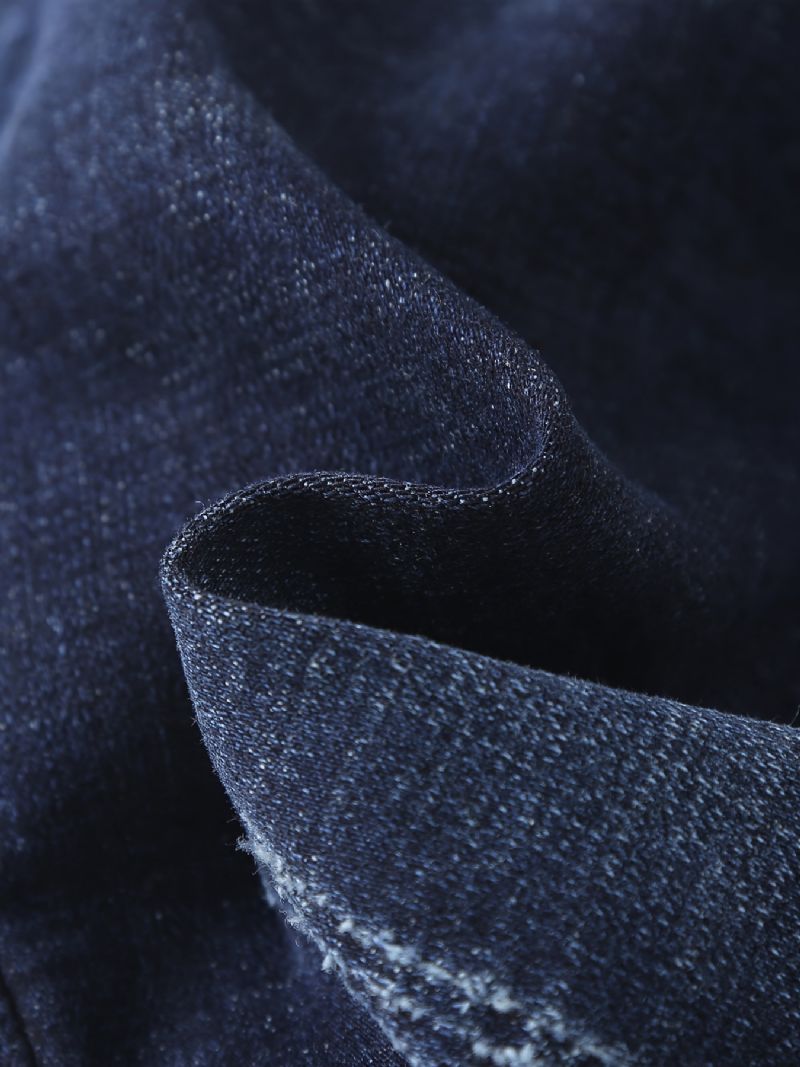 Piger Flad Jeans Denimbukser Med Elastisk Linning