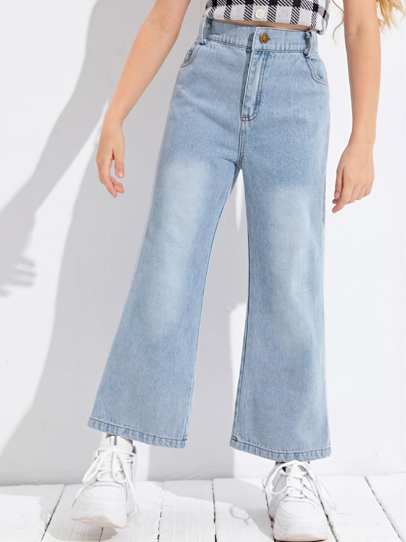 Piger Flare Leg Jeans Til Efterår & Vinter Nyhed