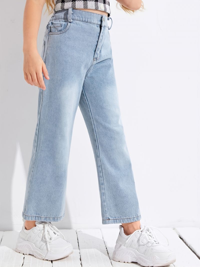 Piger Flare Leg Jeans Til Efterår & Vinter Nyhed