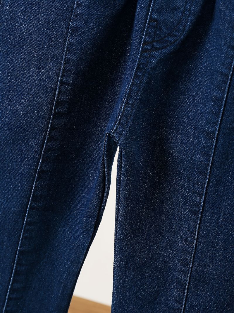 Piger Simple Mode Sløjfe Denim Flared Jeans