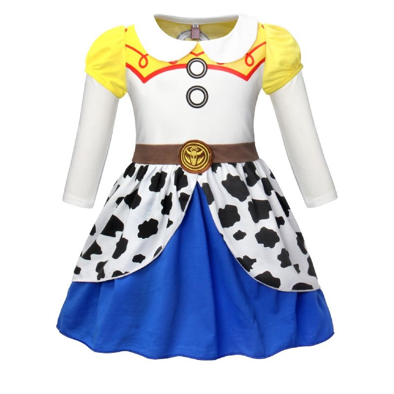 Babypiger Jessie Costume Dress Cosplay Outfits Til Halloween Fødselsdag Jul