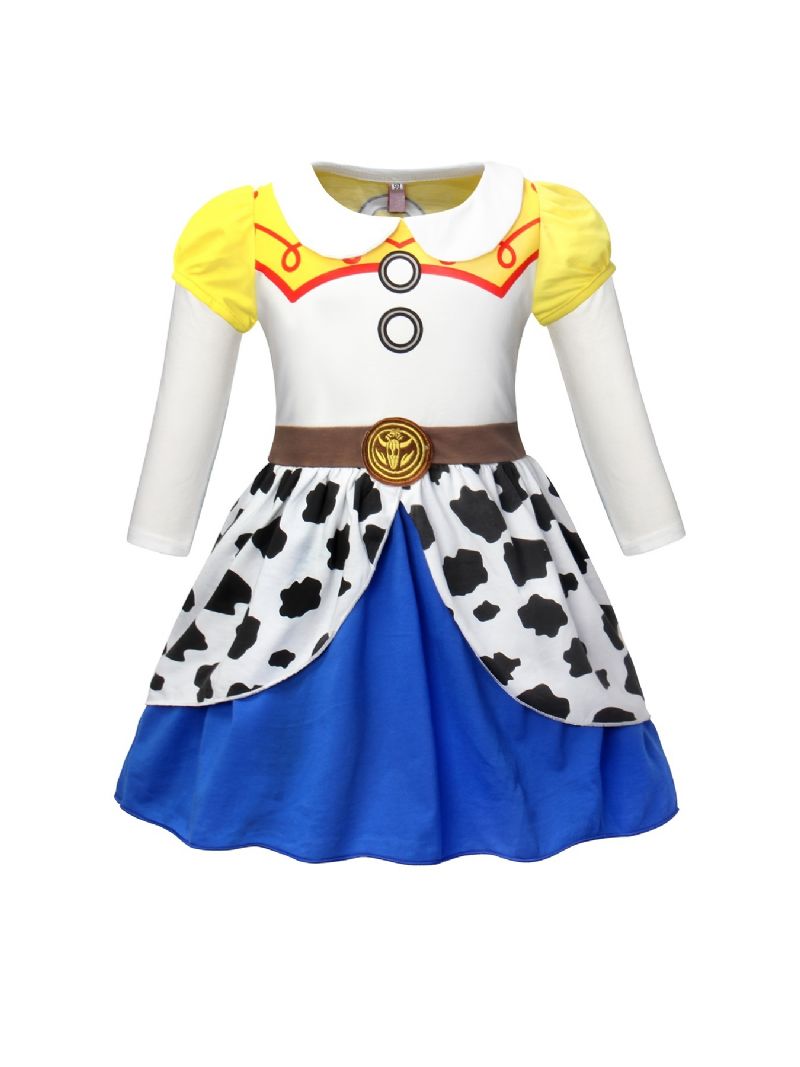 Babypiger Jessie Costume Dress Cosplay Outfits Til Halloween Fødselsdag Jul