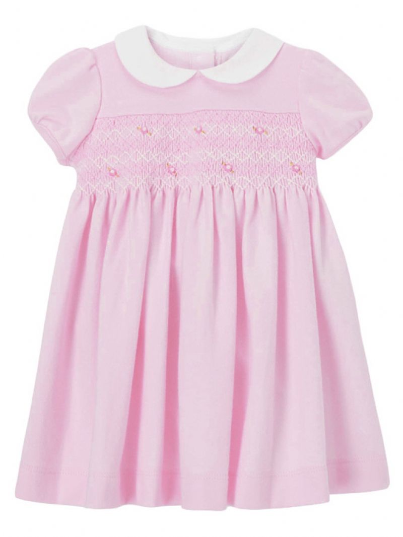 Dukkekrave Pink Flower Piger Dress