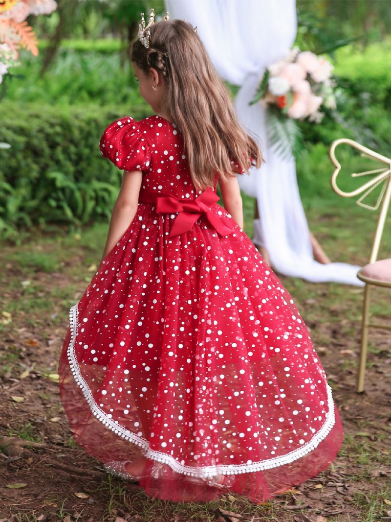 Flower Fluffy Princess Dress Til Piger