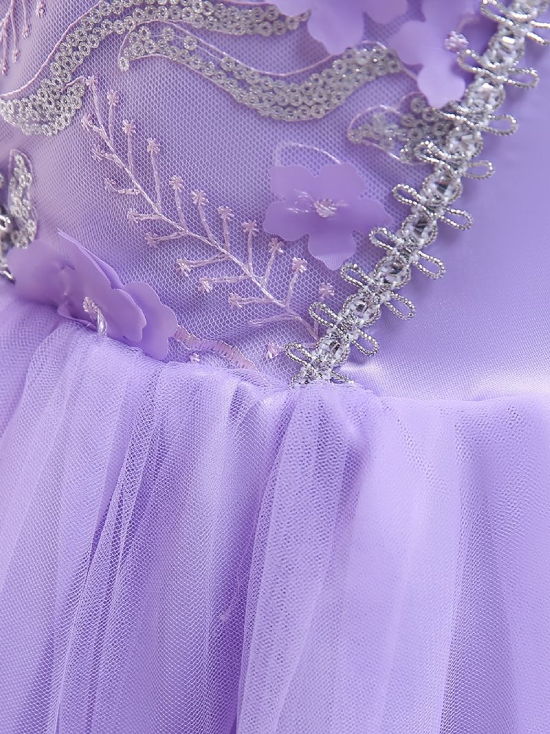 Piger Sofia Den Første Rapunzel Prinsesse Halloween Kostume Fancy Fest Cosplay Dress Up Fødselsdagskjole