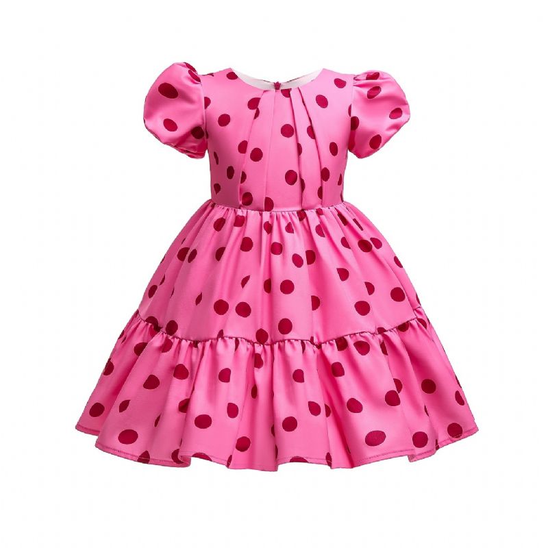 Puffer-kjole Til Piger Polka Dots Princess Dress Børnetøj