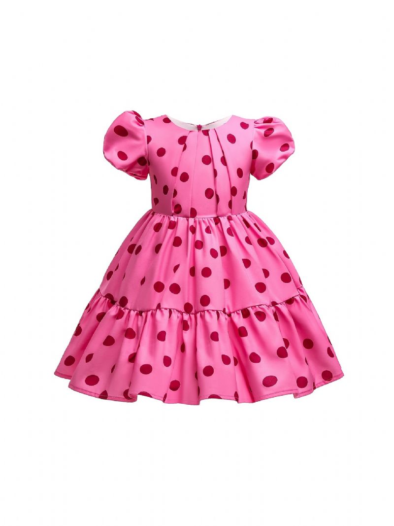 Puffer-kjole Til Piger Polka Dots Princess Dress Børnetøj