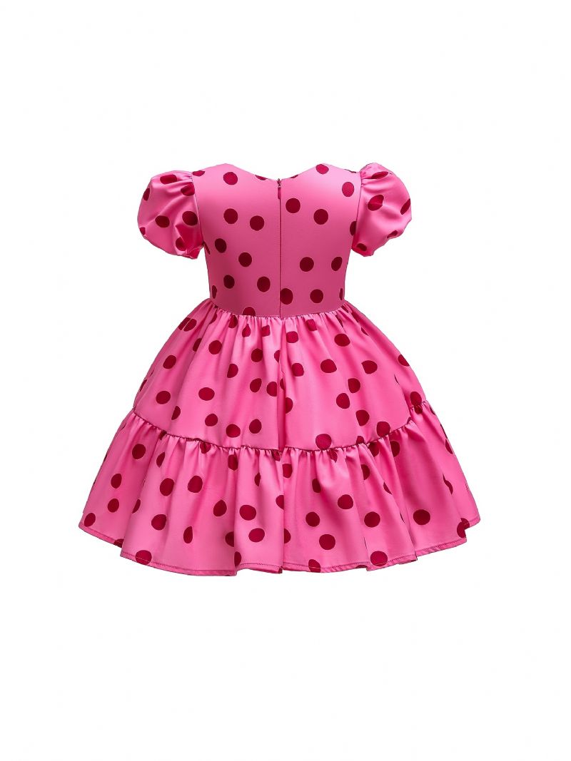 Puffer-kjole Til Piger Polka Dots Princess Dress Børnetøj