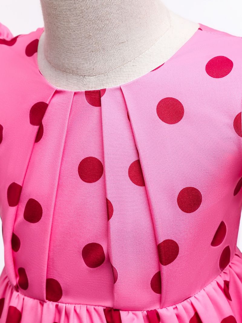 Puffer-kjole Til Piger Polka Dots Princess Dress Børnetøj