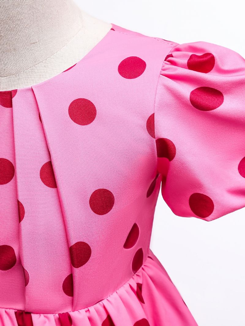 Puffer-kjole Til Piger Polka Dots Princess Dress Børnetøj