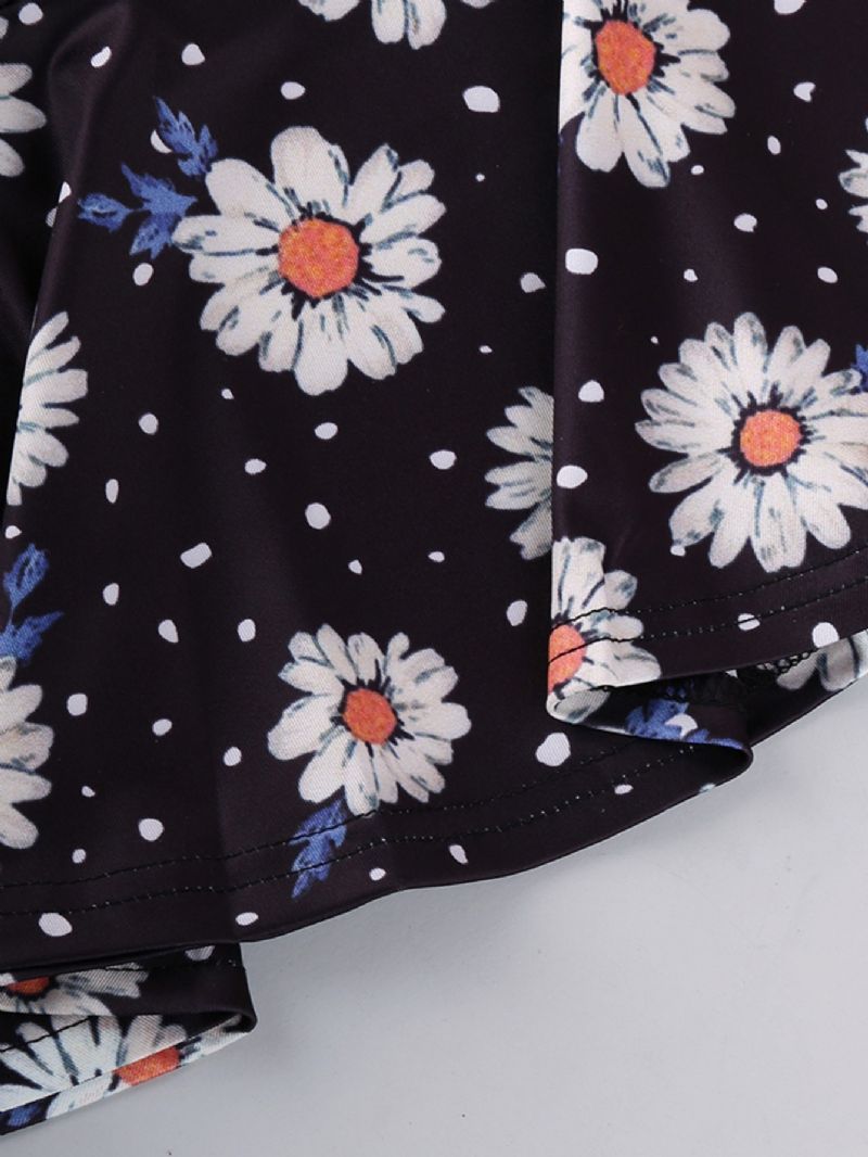 Toddler Piger Ærmeløs Daisy Print Kjole