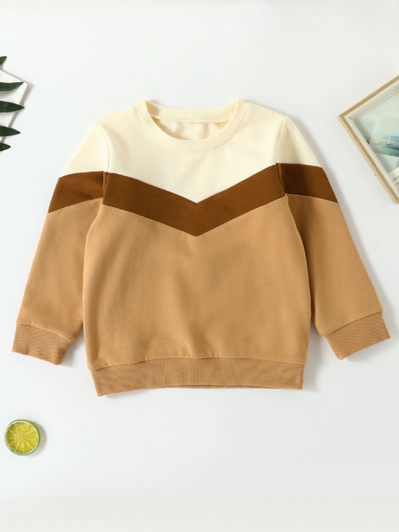 Baby Børn Drenge Pullover Sweatshirt & Matchende Joggerbukser Sæt Til Efterår Vinter Ny