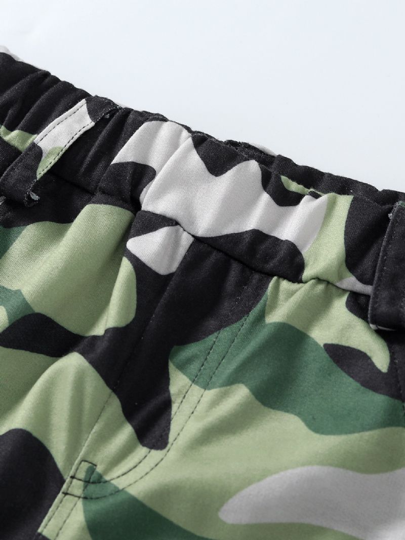 Drenge Pullover Sweatshirt & Matchende Camouflage Jogger Bukser Børnetøj