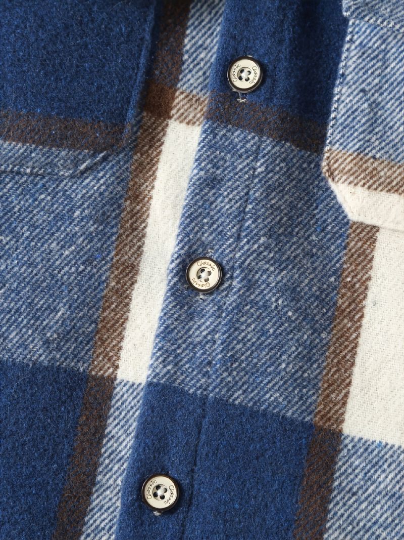 Baby Børn Farverige Plaid Collared Langærmede Button-down Skjorter Drenge Piger