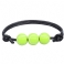 2 Black Wire Tennisbolde