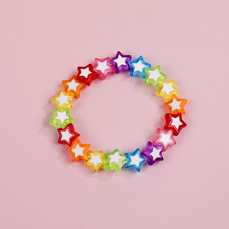 Makersland Piger Cute Star Love Bead Armbånd