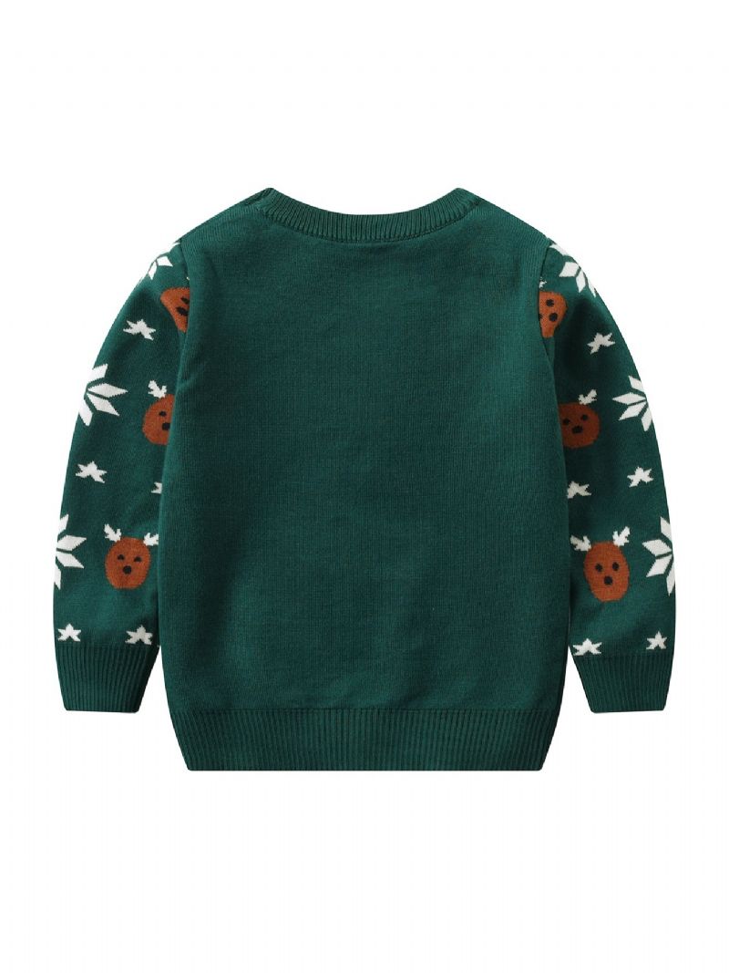 Christmas Bear Drenge Strikket Sweater