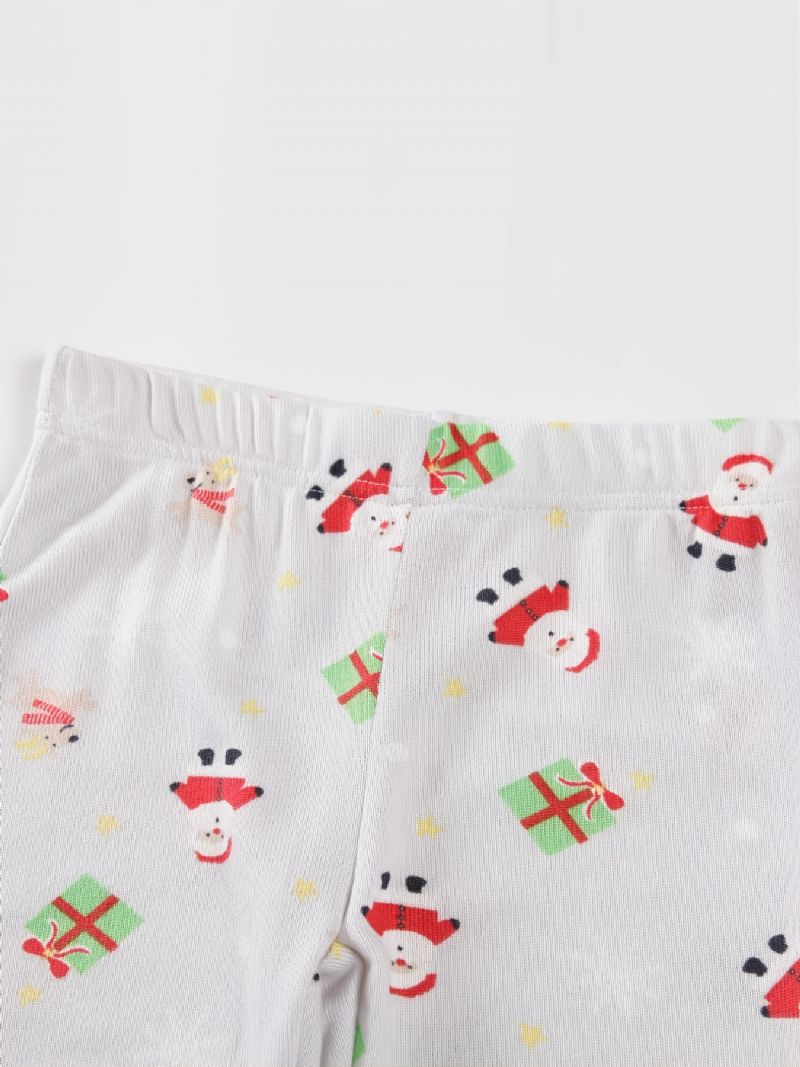 2 Stk Børn Christmas Printed Tight Fit Pyjamas