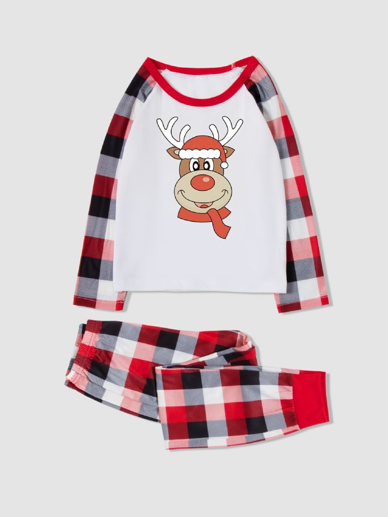 2023 New Christmas Sweet Bear Family Pyjamassæt