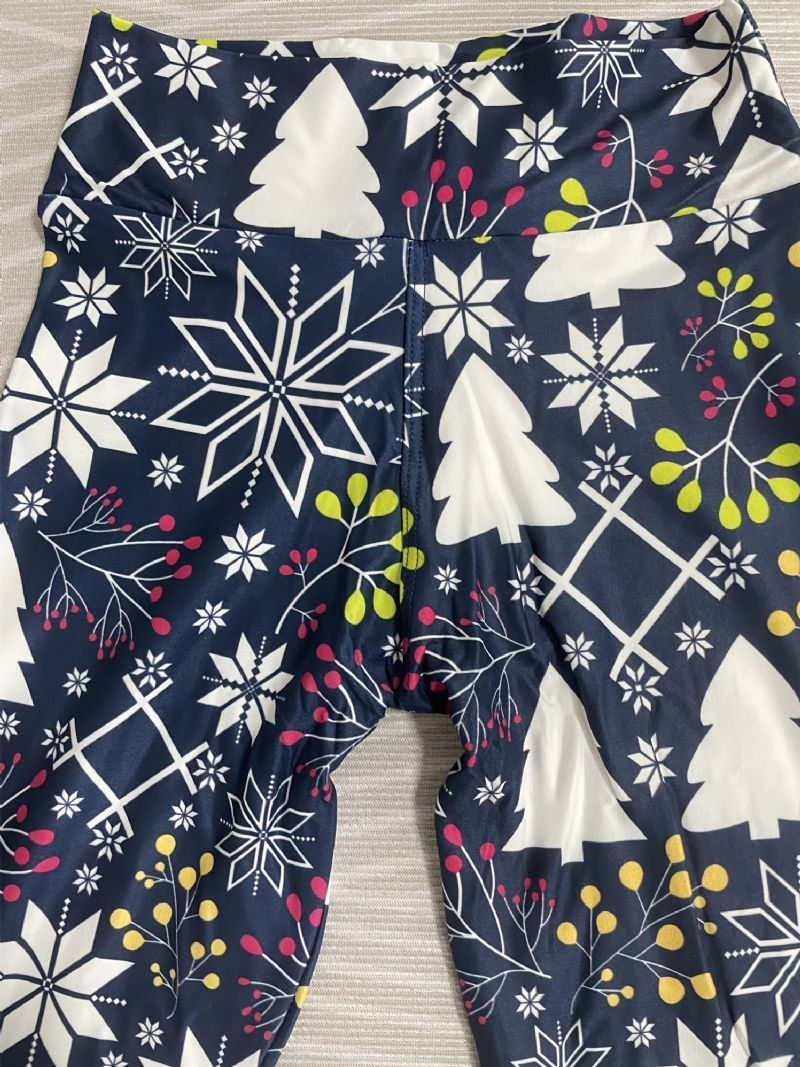 1 Stk Juleprintede Leggings