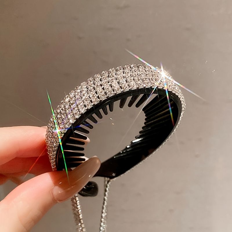 Bun Maker Tassel Magic Hair Dount Bun Clips Rhinestone Hestehale Holder Hårspænde Twister Hårtilbehør Til Kvinder Piger