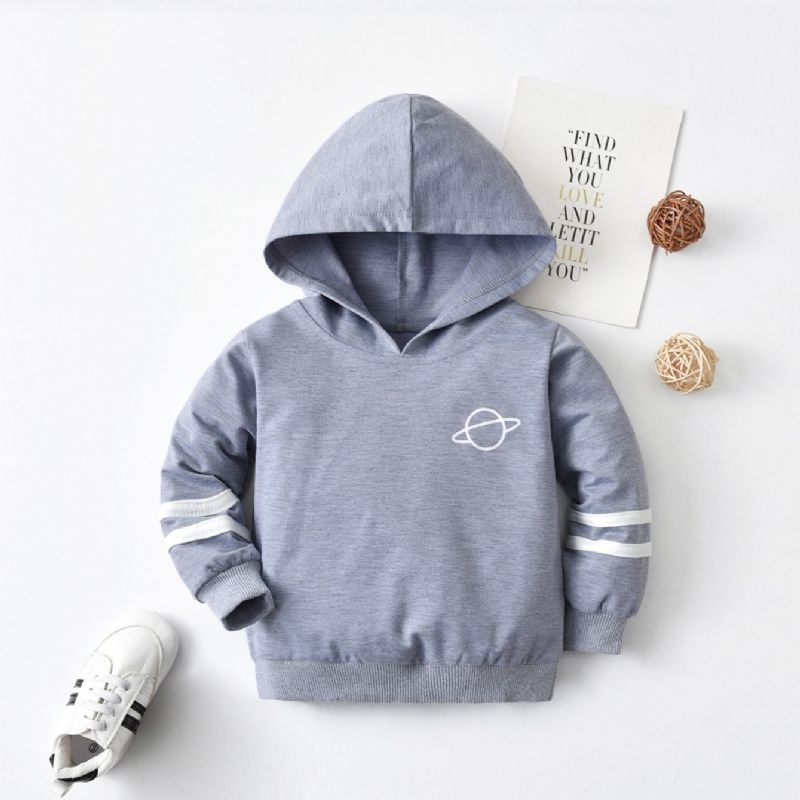 Toddler Drenge Universe Pattern Hoodie Pullover Casual Sweatshirt