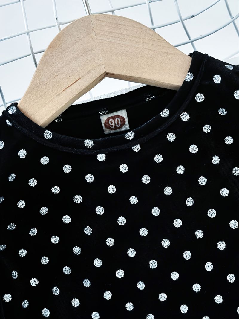 Piger Casual Polka Dot Langærmet Top