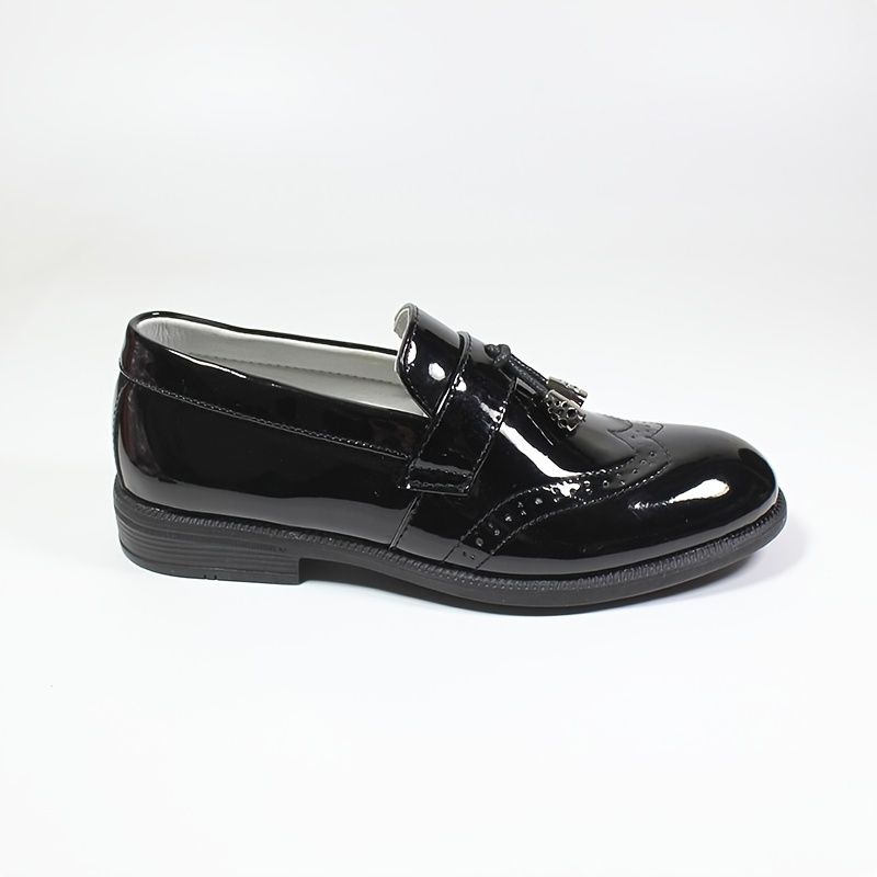 Drenge Pu Læder Anti-slip Fringe Loafers