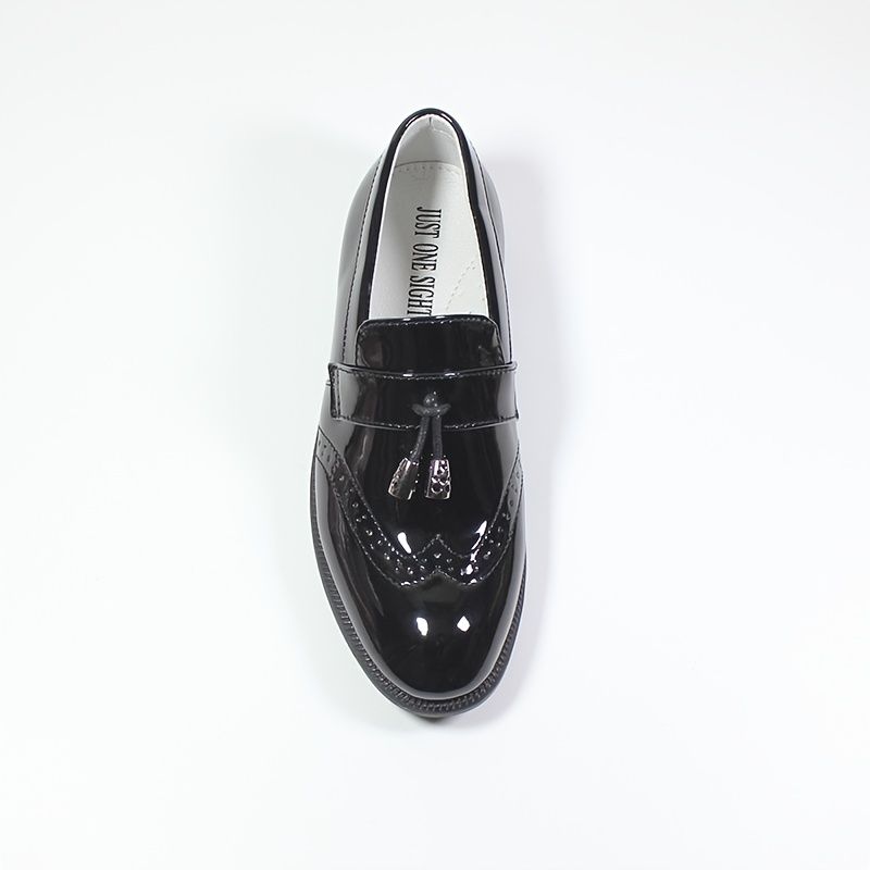 Drenge Pu Læder Anti-slip Fringe Loafers